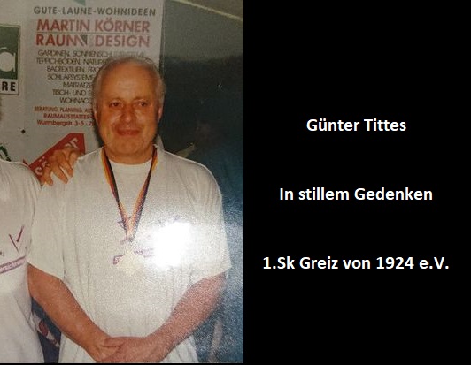 Guenter Tittes in stillem Gedenken